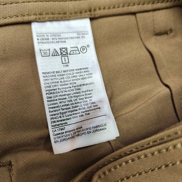 Banana Republic Khaki Stretch Cargo Pants 14 - Picture 6 of 7